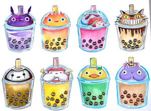 BUBBLE TEA - Original Artwork