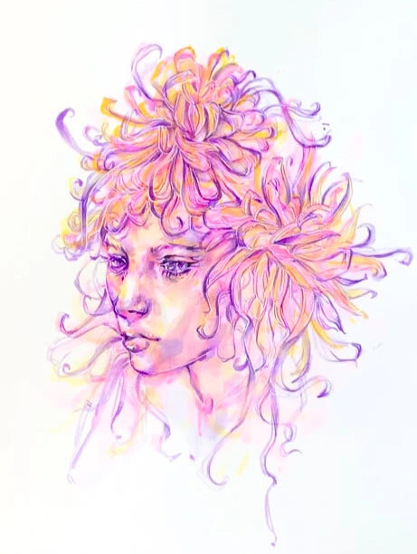 FLOWER HEAD - Original Artwork