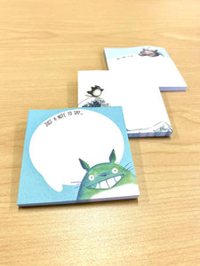 Sticky Note- Fan Art of Totoro | The Wave 7.2cm x 7.2cm Sticky Note