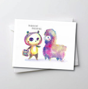 Alpaca My Bags - Peter Panda Greeting Card Series