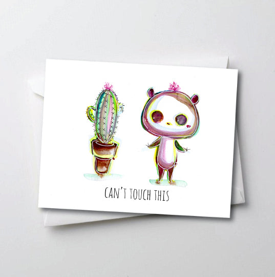 Can't Touch This - Peter Panda Greeting Card Series