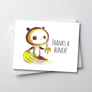 Thanks a Bunch - Peter Panda Greeting Card Series